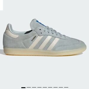 Adidas samba wonder silver and chalk white.